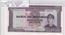 MOZAMBICO 500 ESCUDOS 1967 P118 - Mozambique