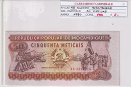 MOZAMBICO 50 METICAS 1980 P125 - Mozambique