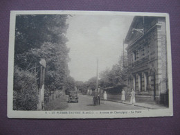 CPA 94 LE PLESSIS TREVISE Avenue De Champigny La Poste ANIMEE 1947 - Le Plessis Trevise