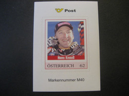 Österreich- Personalisierte Marke, Hans Knauß Ehemaliger Skirennläufer, Ungebraucht Und Selbstklebend - Personalisierte Briefmarken