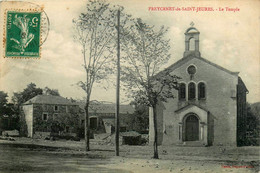 Freycenet De St Jeures * Place Et Le Temple Du Village - Other & Unclassified