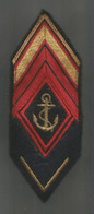 JC , G , écusson Tissu , Militaria , Militaire , Grade , Marine, Frais Fr 1.75 E - Blazoenen (textiel)