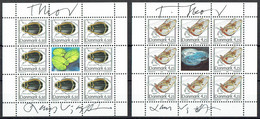 Lars Sjööblom. Denmark 2003.  Rare Insects. Michel 1338-1349 KLB  MNH. Signed. - Blocks & Sheetlets