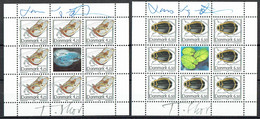 Lars Sjööblom. Denmark 2003. Rare Insects. Michel 1338-1339 KLB. MNH. Signed. - Blocks & Sheetlets