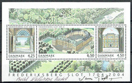 Lars Sjööblom. Denmark 2004. 300 Anniv. Castle Frederiksberg.  Michel Bl.24 MNH. Signed. - Blocs-feuillets