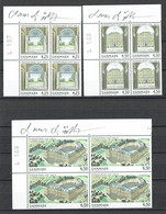 Lars Sjööblom. Denmark 2004. 300 Anniv. Castle Frederiksberg.  Michel  1371-1373 MNH. Signed. - Blokken & Velletjes