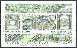 Lars Sjööblom. Denmark 2004. 300 Anniv. Castle Frederiksberg.  Michel  Bl.24 MNH. Signed. - Blocs-feuillets