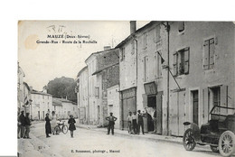 Cpa Mauzé Grande Rue - Mauze Sur Le Mignon