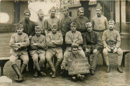 Gerzat * Carte Photo * Militaria * Un Groupe De Stéphanois En Villégiature Aux Gravanches * Militaires - Autres & Non Classés