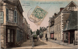 76 GODERVILLE - Rue Du Hâvre (couleur ( état: Décollée Dans Le Bas) - Goderville