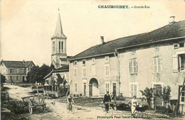 Chaumousey * La Grande Rue Du Village * Villageois Landau Pram - Autres & Non Classés