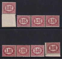 Servizio Serie Completa Sass 1700 MNH** Lusso Cv 550 - Dienstzegels