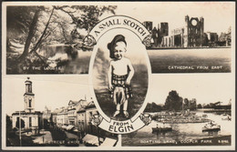 A Small Scotch From Elgin, Morayshire, 1957 - Valentine's RP Postcard - Moray