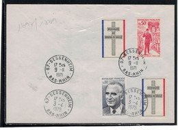 Lot 57  Lettre De Gaulle 9/11/1971 /  Pompidou 3/4/1975 - Covers & Documents