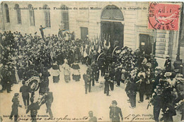 Grenoble * Les Grèves * Funérailles Du Soldat MOLLIER * Arrivée à La Chapelle * Manifestation Manifestants - Grenoble