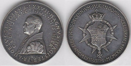 Médaille Argent Angelo De Mojana Di Cologna,  Grand Maître Ordre De Malte , 10 éme Anniversaire 1972 - Adel