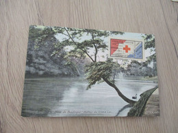 Sur CPA BOIS DE BOULOGNE  VIGNETTE SOCIETE FRAN9AISE DE SECOURS AUX BLESSES MILITAIRES - Militair