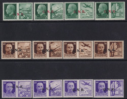 Pdg GNR Serie Completa MNH** Spl - Propaganda Di Guerra