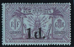 Nouvelles Hébrides N°66 - Neuf * Avec Charnière - TB - Unused Stamps