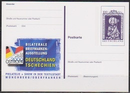 BRD Ganzsache PSo 70 OSTROPA 2000 Münchberg  Ungelaufen ( D 6384 ) Günstige Versandkosten ( - Postkarten - Ungebraucht