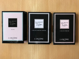Lancôme - La Nuit Trésor, Lot De 3 échantillons Différents - Perfume Samples (testers)