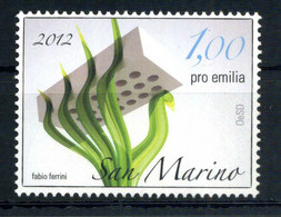 2012 SAN MARINO SET MNH ** 2373 Terre Emiliane Colpite Dal Sisma - Unused Stamps