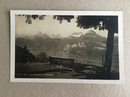 Switzerland Schwiez Suisse Svizzera , Blick Vom Axenstein Auf Urnersee - Stein