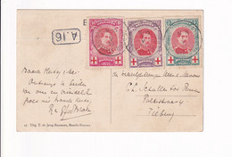 Postkaart / Carte Postale - Rode Kruis - 1915 132-134 / Baarle-Nassau - Kerkstraat - 1914-1915 Croix-Rouge