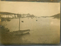 Belle Ile En Mer * RARE Photo 1900 Photographe Chapeau - Belle Ile En Mer