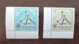 AFGHANISTAN Tennis, Yvert  N°742+45 ** MNH - Tennis