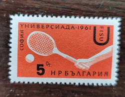 BULGARIE Tennis, 1 Valeur Emise En 1961 Neuf Sans Charnière, MNH - Tennis