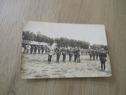 Carte Photo Militaire 14 Juillet Remise De Décoration à Méhané ?? Texte Au Dos - Personajes