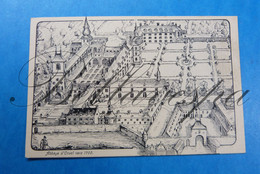Abbaye D'Orval Vers 1700  - Artist V. Frison Edit F.Echterhoff - Chiese E Conventi