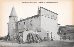 LA PACAUDIERE ( 42 ) - Ruine Du Château De Villozon - La Pacaudiere