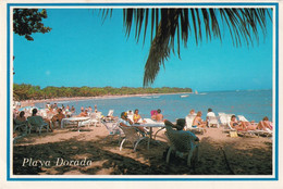 REPUBLICA DOMINICANA - PLAYA DORADA - PUERTO PLATA - CARTOLINA SPEDITA NEL 1990 - ANIMATA - Monde