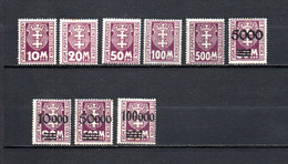 Dantzig   1923  .-  Y&T  Nº   15/19-20 A/23   Taxa    ( C/charniere ) - Taxe