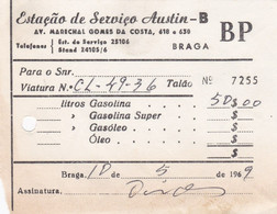 MY BOX 2 - PORTUGAL COMMERCIAL DOCUMENT  - GAZ STATION - BP - BRAGA - Portugal