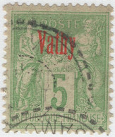 French Offices Vathy 1894-1900 Used Sc 2a 5c Peace And Commerce Type II - Usados