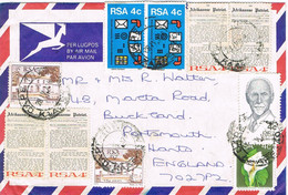 47791. Carta Aerea CAPE TOWN (South Africa) 1978 To Englland - Covers & Documents