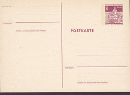 Berlin Postal Stationery Ganzsache 8 Pf. Bauwerk Pfalz Kaub/ Rhein 1967, P70 (Unused) - Postcards - Mint