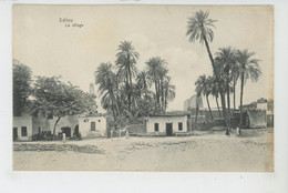 AFRIQUE - EGYPTE - EDFOU - Le Village - Edfu