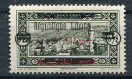 Grand Liban      104 A **  Surcharge Française Incomplète - Unused Stamps