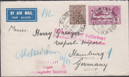 1931. INDIA. Envelope  GEORG V 8 ANNAS AIR MAIL + ONE ANNA From AMRITSAR 5 JAN 31 To Hamburg, Germany. Ger... - JF427223 - Altri & Non Classificati