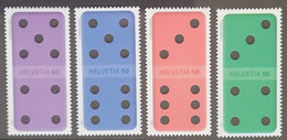 2021 Zu 1845-1848 / SBK 1845-1848 / Mi 2726-2729 / YT 2652-2656 Domino **/MNH - Neufs