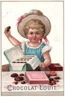 CHROMO / CHOCOLAT LOUIT / ENFANT ET  BOITE - Louit