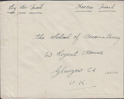1944. INDIA. Interesting Cover Forces Mail To Glasgow Cancelled Reverse ARMY MAILS CALCUTTA 12 JUN 44.  - JF426639 - Other & Unclassified