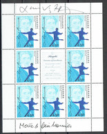 Lars Sjööblom. Denmark 2005. 200 Anniv. August Bournonville. Michel  1403-1404 KLB. MNH. Signed. - Blocs-feuillets