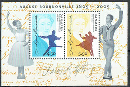 Lars Sjööblom. Denmark 2005. 200 Anniv. August Bournonville. Michel Bl.25. MNH. Signed. - Blocks & Sheetlets