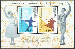 Lars Sjööblom. Denmark 2005. 200 Anniv. August Bournonville. Michel Bl.25. MNH. Signed. - Blokken & Velletjes