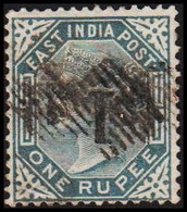 1874-1876. INDIA. Victoria. ONE RUPEE. EAST INDIA POST. - JF521566 - 1858-79 Kolonie Van De Kroon